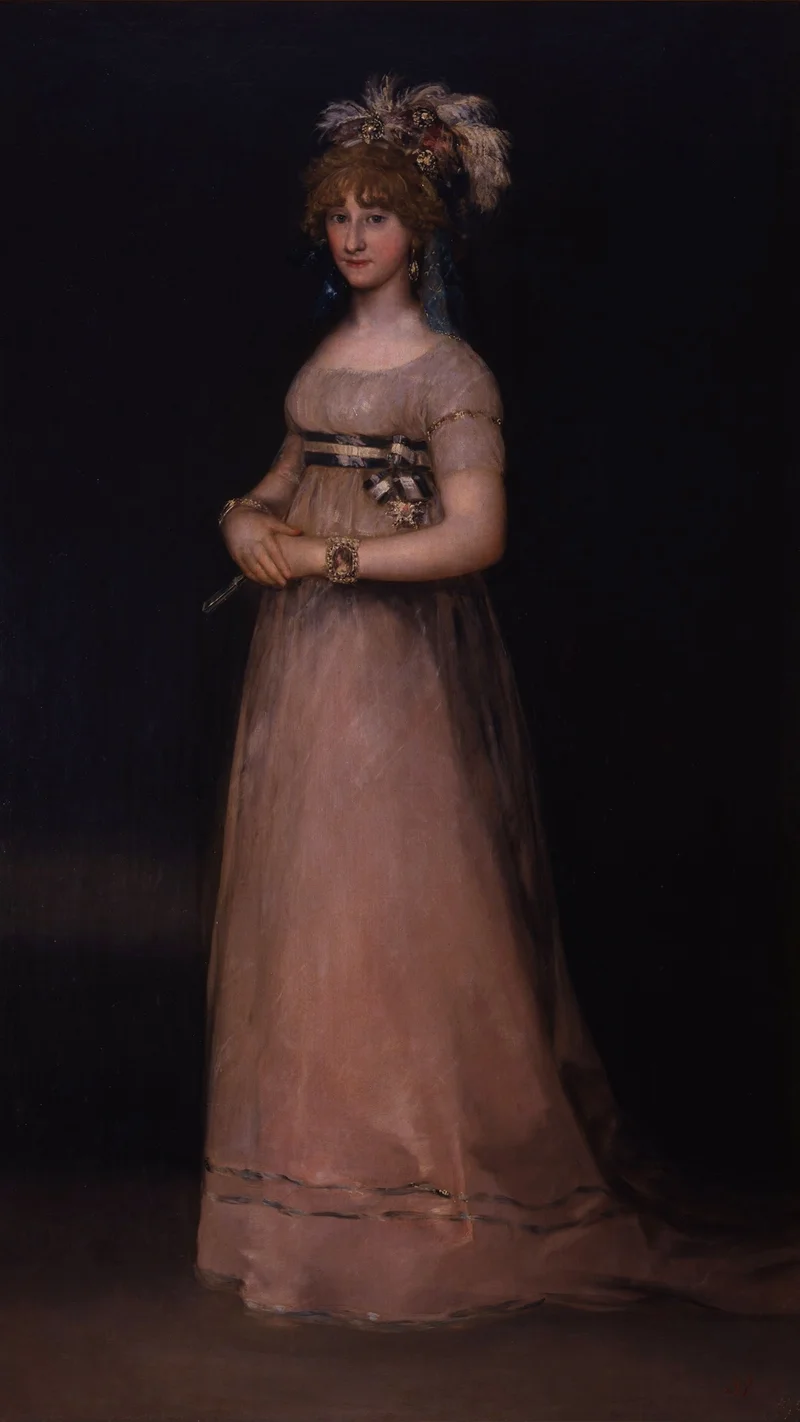 Francisco Goya — Portrait of María Luisa de Borbón y Vallabriga
