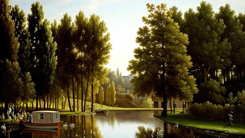 Jean-Joseph-Xavier Bidauld — The Park at Mortefontaine
