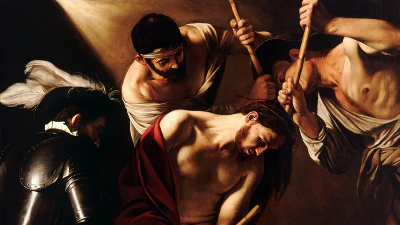 Michelangelo da Caravaggio — The Crowning with Thorns