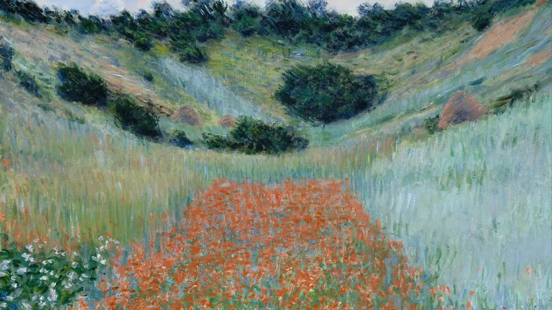 Claude Monet — Poppy Field in a Hollow near Giverny