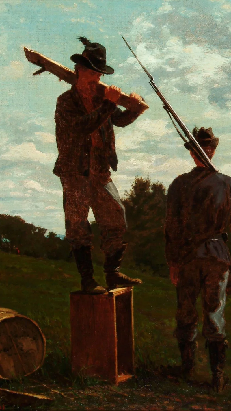 Winslow Homer — Punishment for Intoxication (In Front of the Guardhouse)
