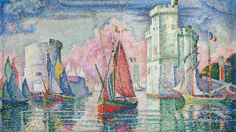 Paul Signac — Entrance of La Rochelle Harbor