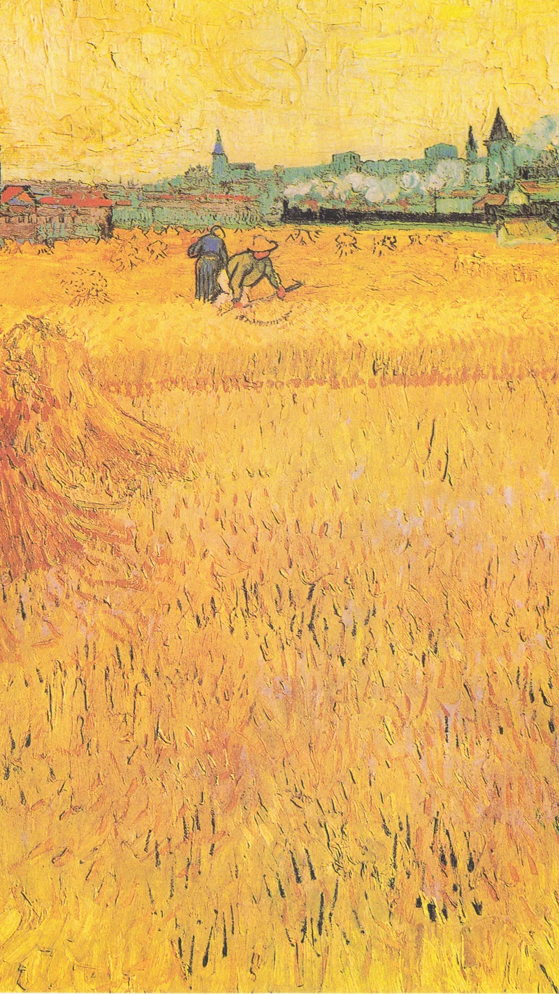 Vincent van Gogh — Arles: View from the Wheat Fields