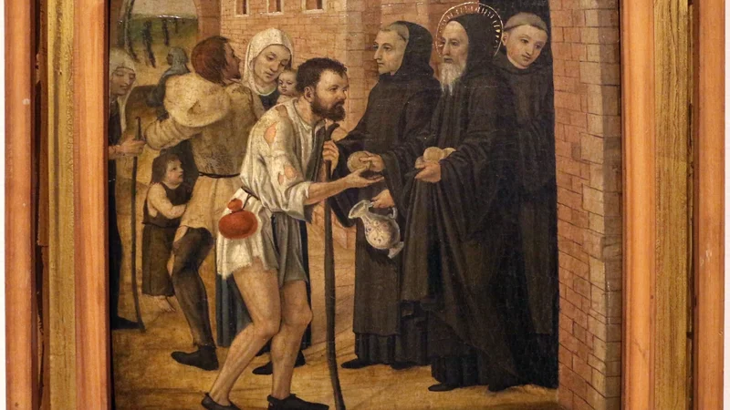 Ambrogio Bergognone — Elemosina Di San Benedetto