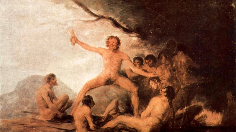 Francisco Goya — Cannibals contemplating human remains
