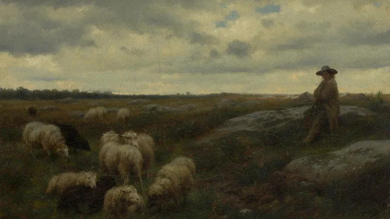 Sheep on a Pasture