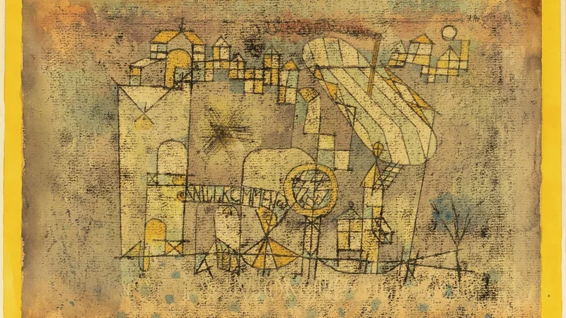 Paul Klee — Arrival of the Air Steamer