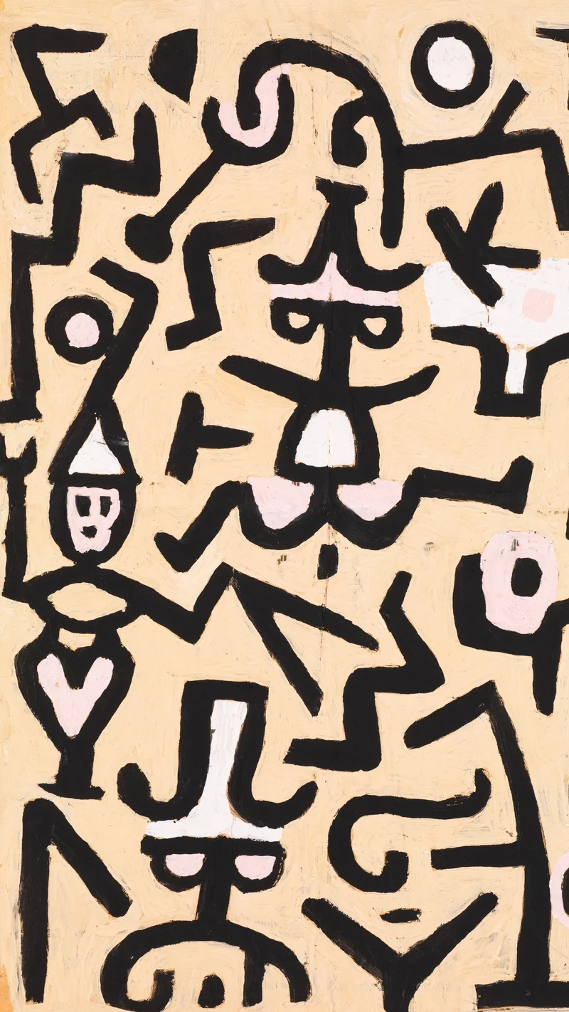 Paul Klee — Comedians' Handbill