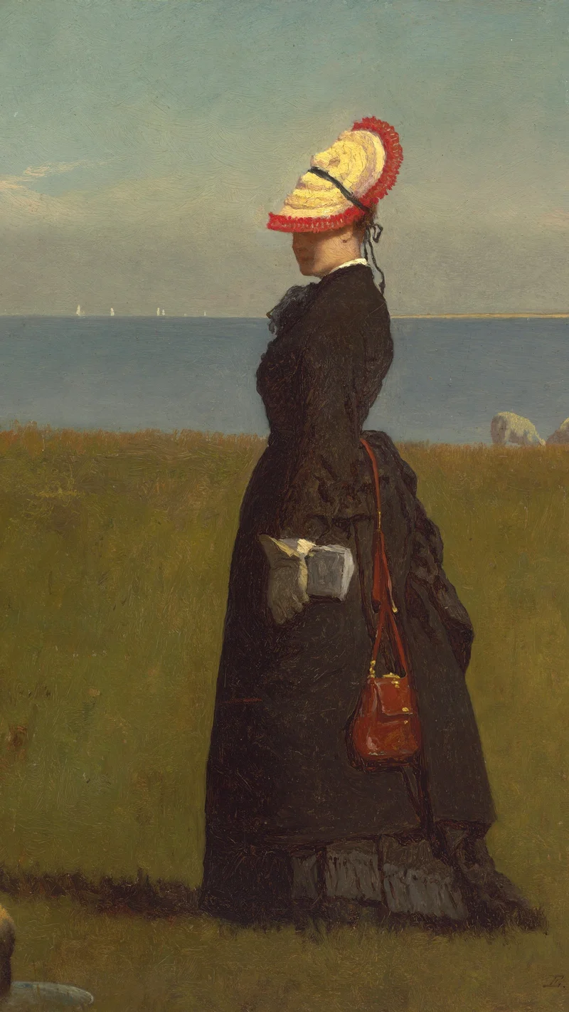 Eastman Johnson — Woman and Child at Nantucket