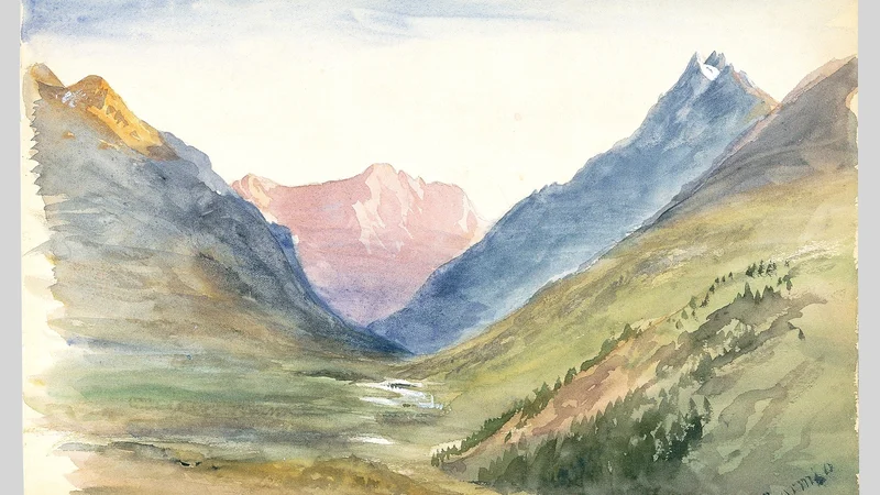 ボルミオの山景