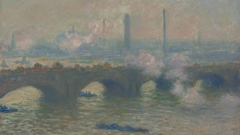 Claude Monet — Waterloo Bridge, Gray Day