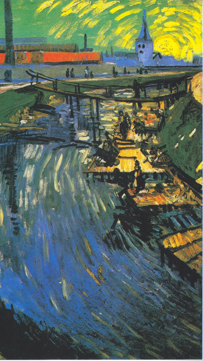 Vincent van Gogh — Canal with Women Washing