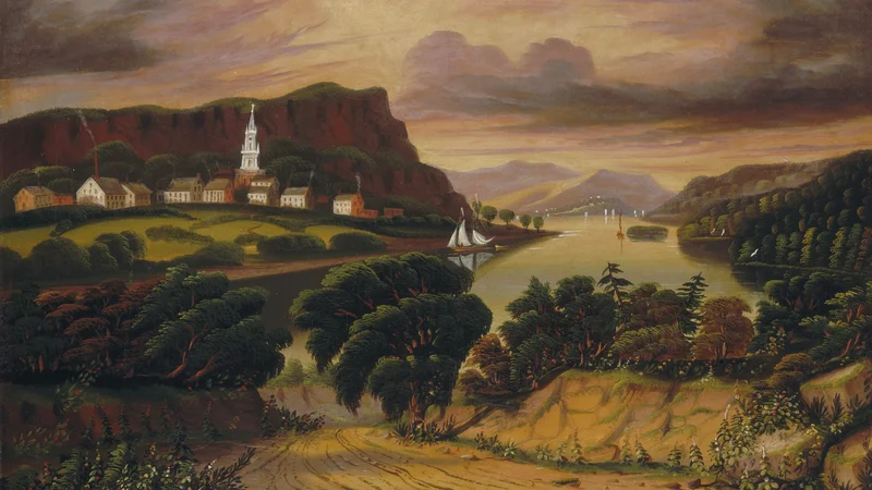 Thomas Chambers — Lake George and the Village of Caldwell