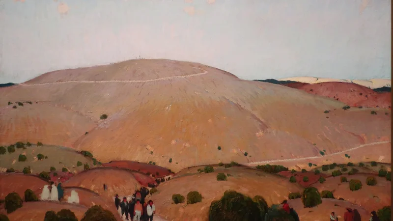Victor Higgins — New Mexico Calvary (Holy Week Procession)
