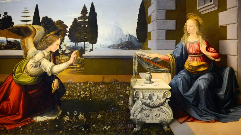 Leonardo da Vinci — Annunciation