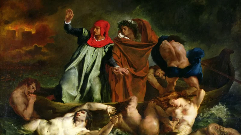 Eugène Delacroix — The Barque of Dante