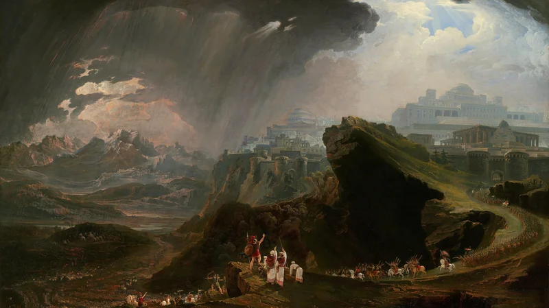 John Martin — Joshua Commanding the Sun to Stand Still upon Gibeon