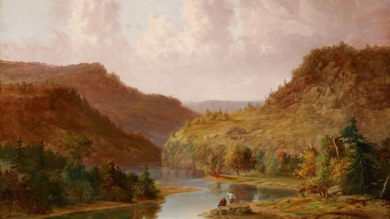 Jacob Cox — Landscape with Stream
