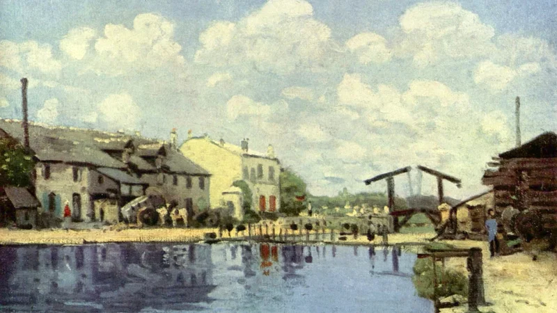 Alfred Sisley — Le Canal Saint-Martin