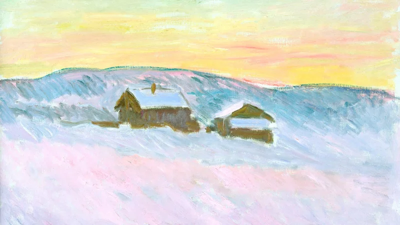 Claude Monet - Les maisons bleues - Marmottan