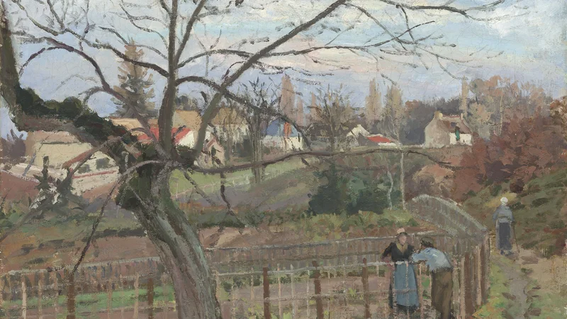 Camille Pissarro — The Fence