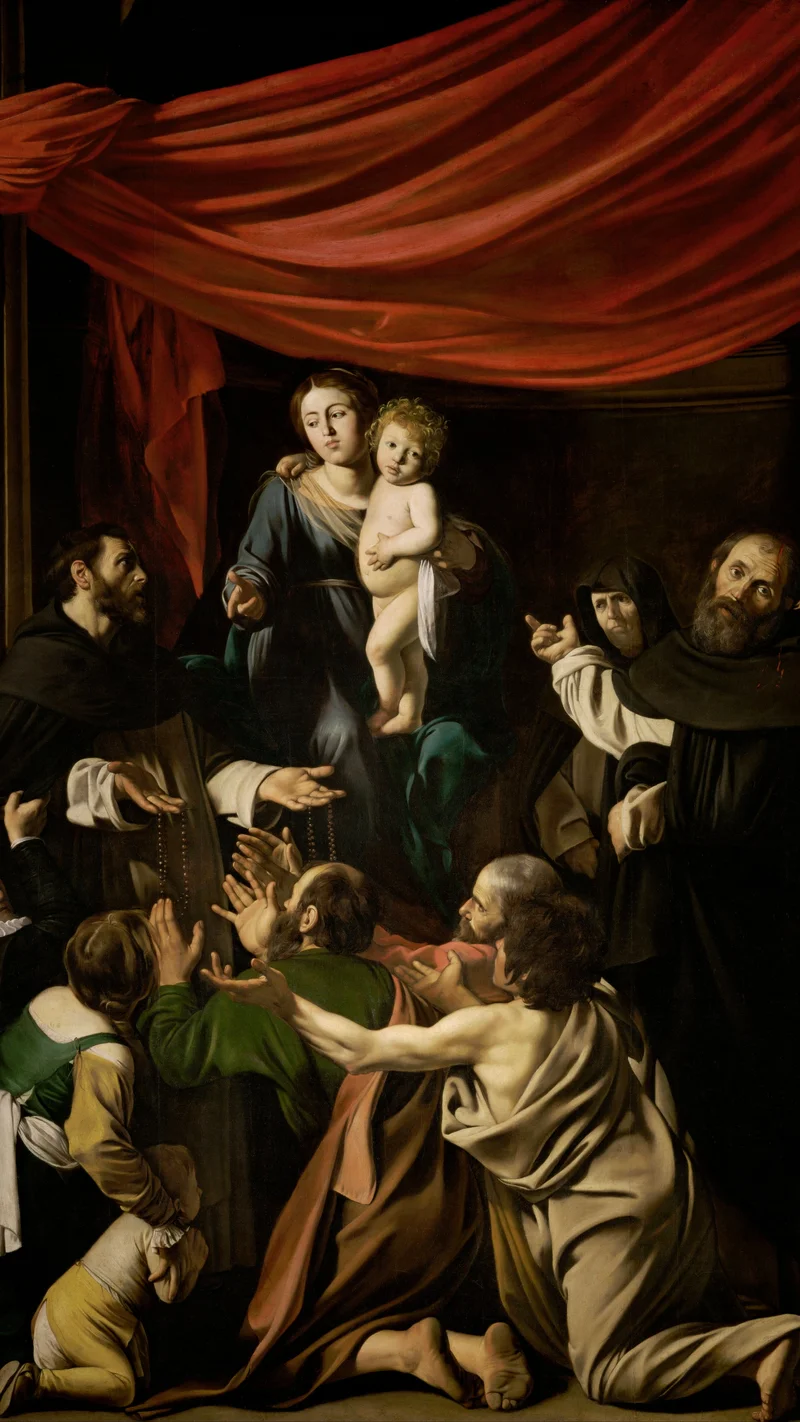 Michelangelo da Caravaggio — Madonna of the Rosary