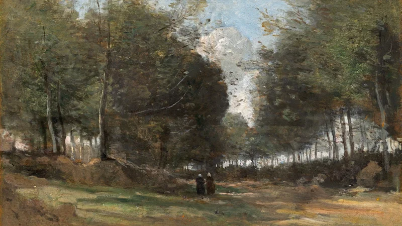 Jean-Baptiste Camille Corot — Ville d'Avray, Path in the Woods