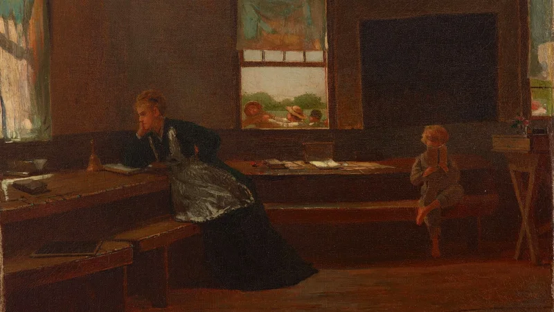 Winslow Homer — The Noon Recess