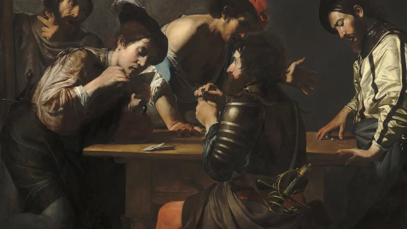 Soldiers Playing Cards and Dice (The Cheats)