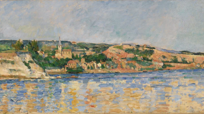 Paul Cezanne — Village at the Water's Edge