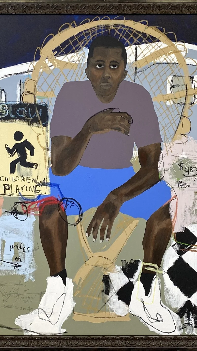 Jammie Holmes — Artist,Self Portrait