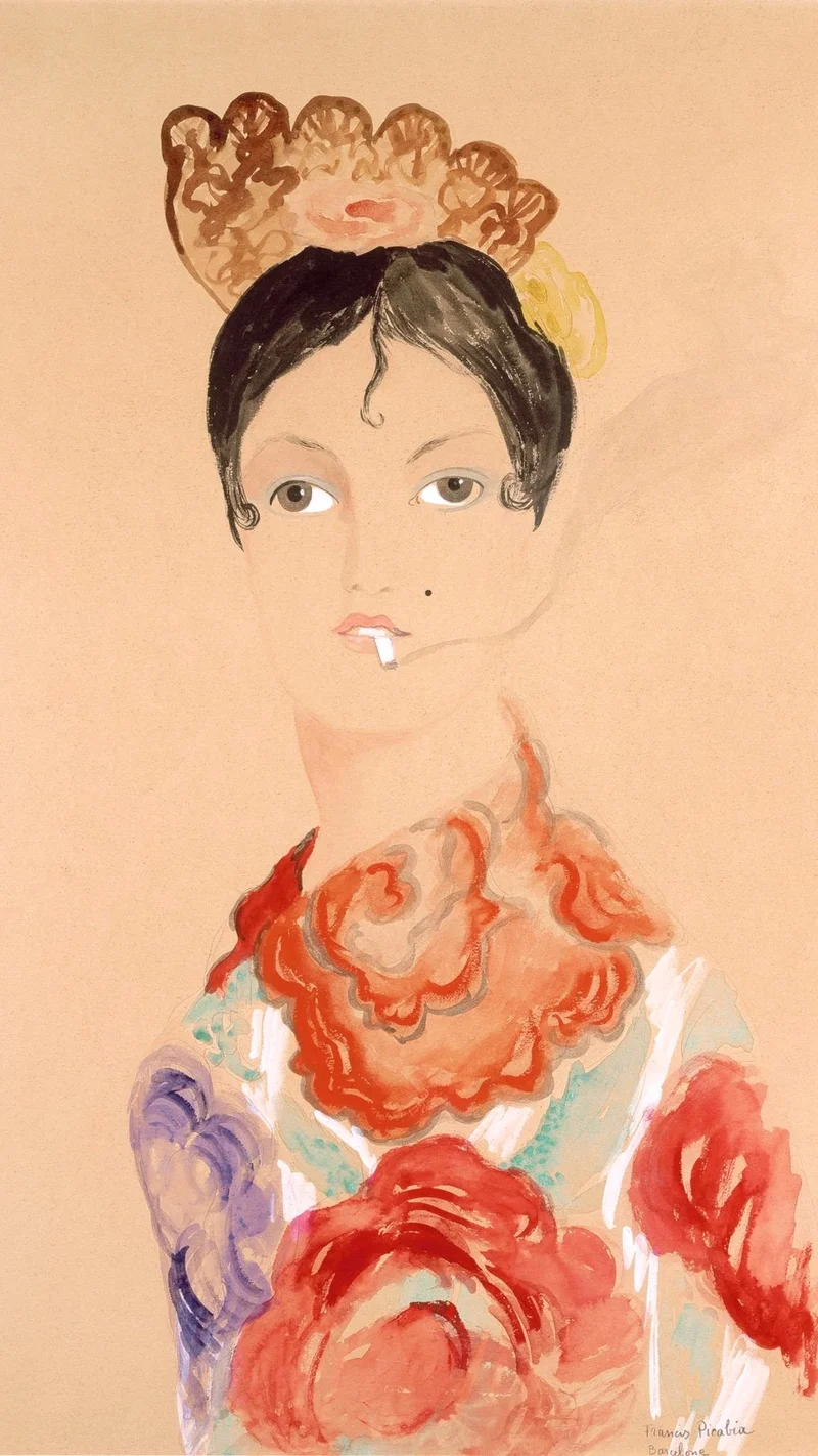 Francis Picabia — Spanish Woman (Espagnole à la cigarette)