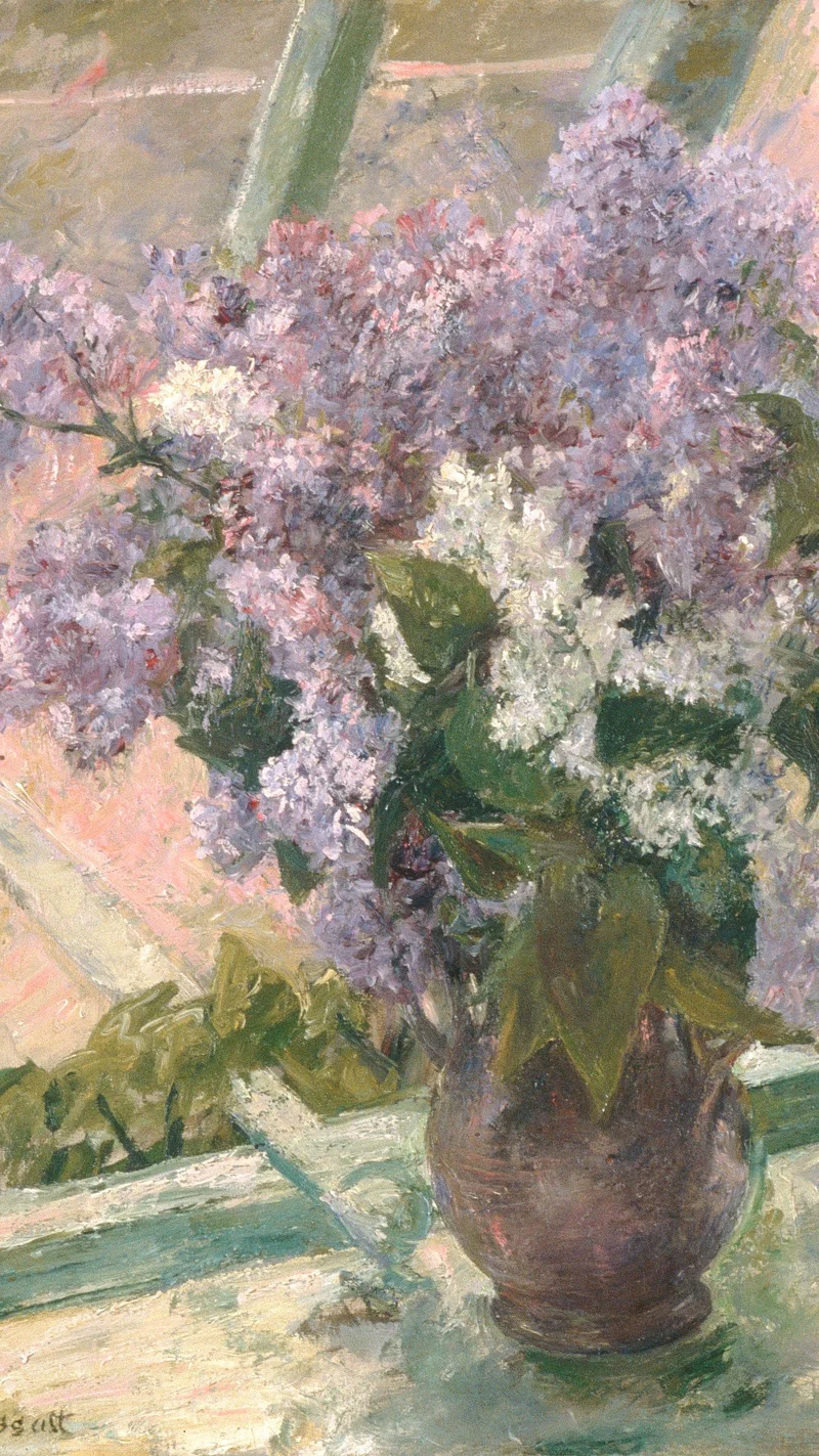 Mary Cassatt — Lilacs in a Window