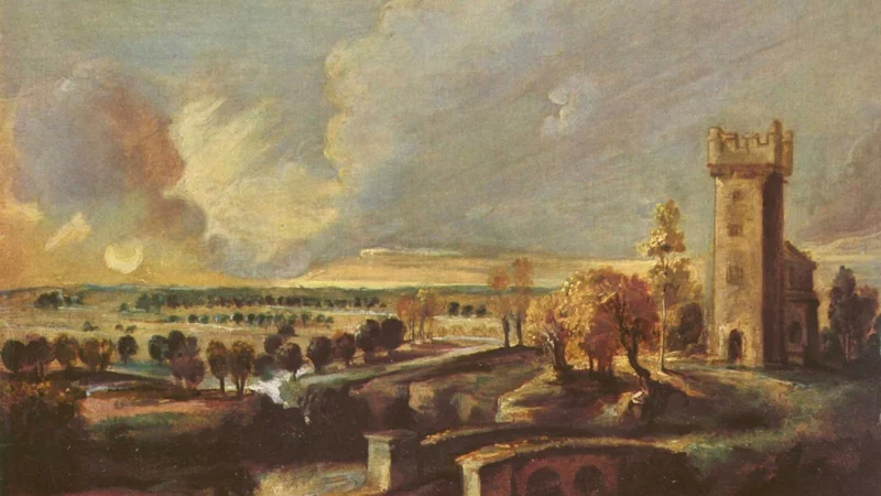 Peter Paul Rubens — Landschaft mit Schloss Steen