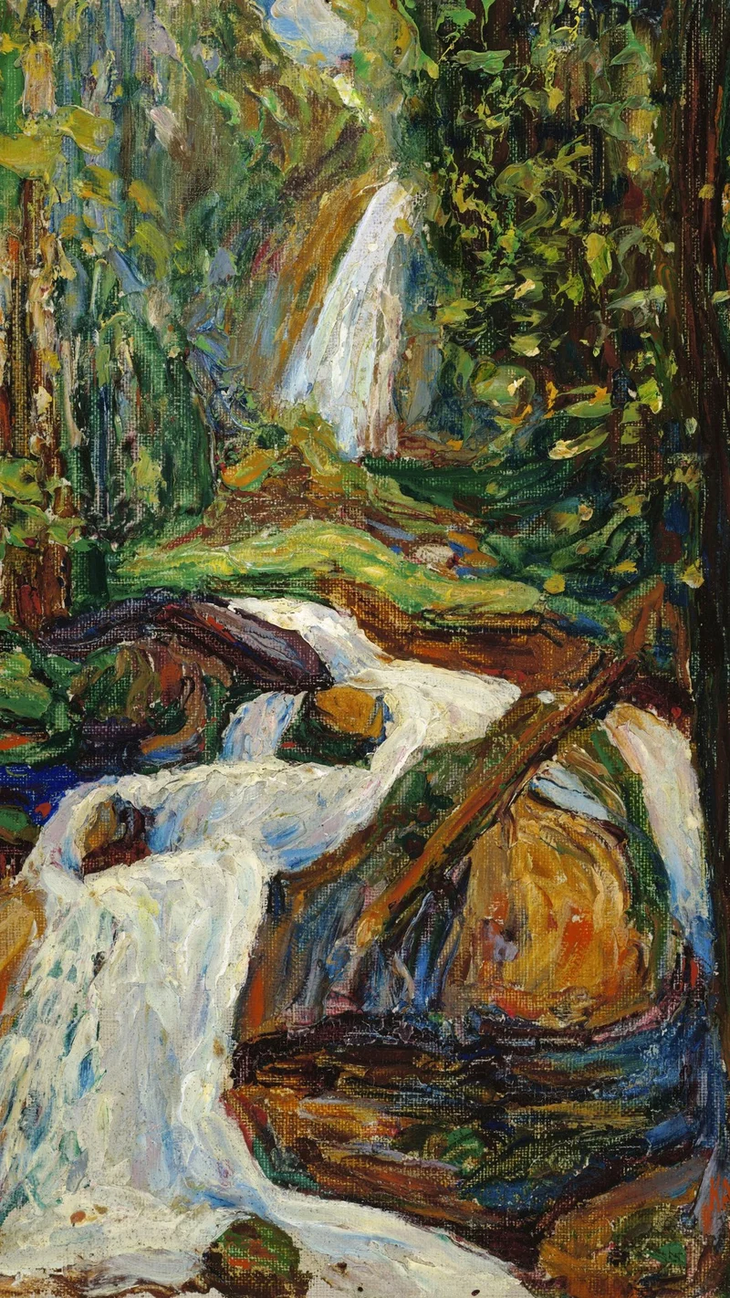 Wassily Kandinsky — Kochel - Wasserfall I