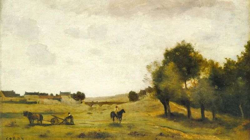 Jean-Baptiste Camille Corot — View near Epernon