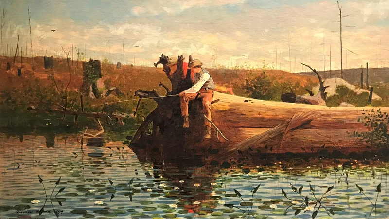 Winslow Homer — Waiting for a Bite