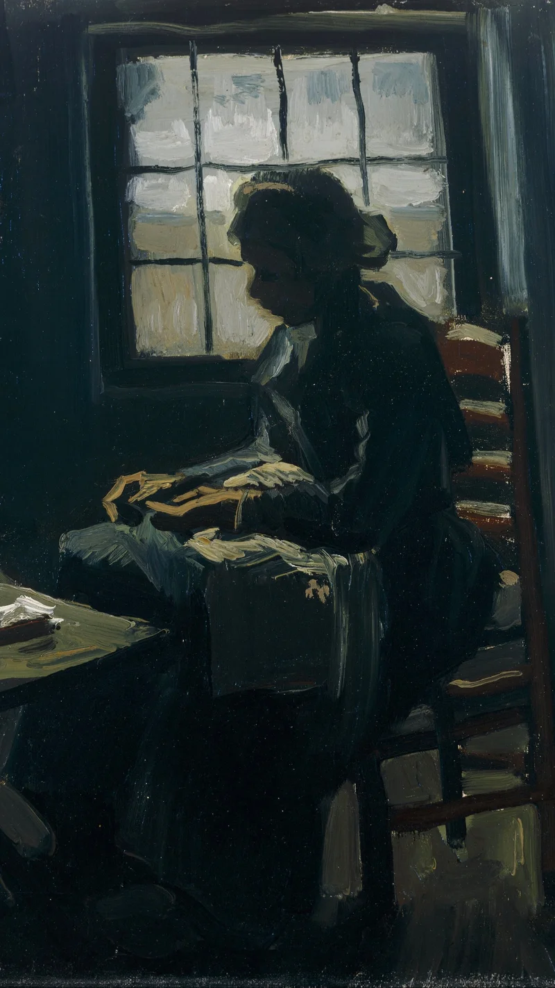 Vincent van Gogh — Frau beim Nähen