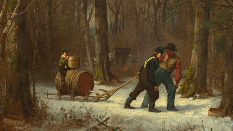 Eastman Johnson — On Their Way to Camp