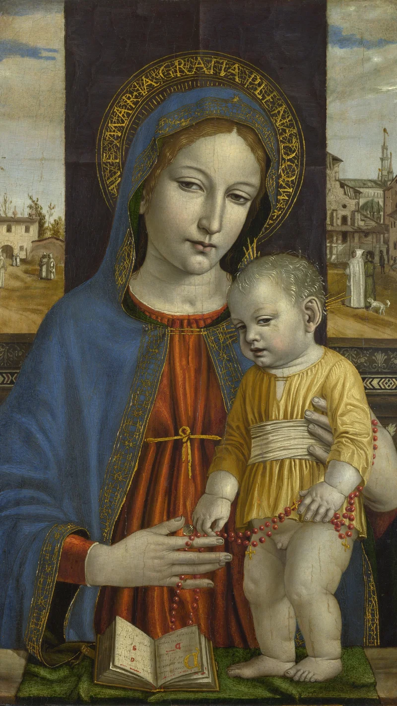 Ambrogio Bergognone — The Virgin and Child