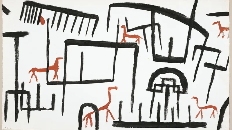 Paul Klee — Animals in an Enclosure