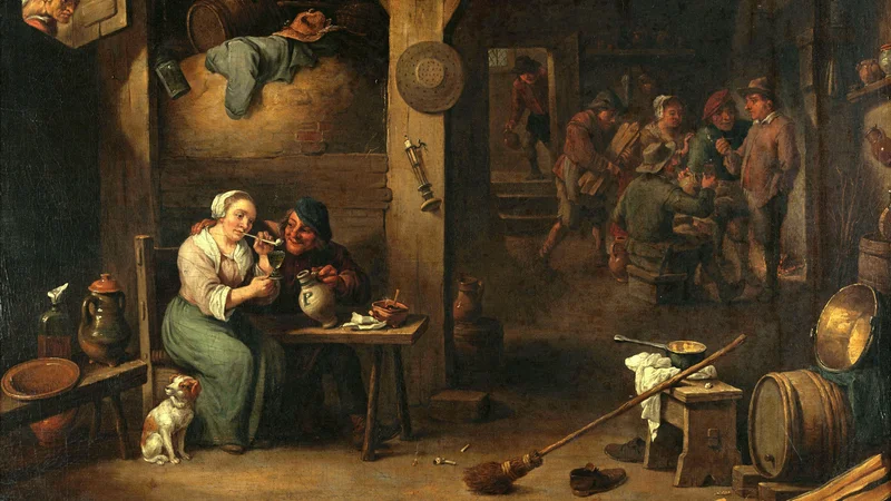 Intérieur de taverne