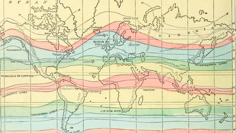 Internet Archive Book Images — World Map of Isothermal Lines