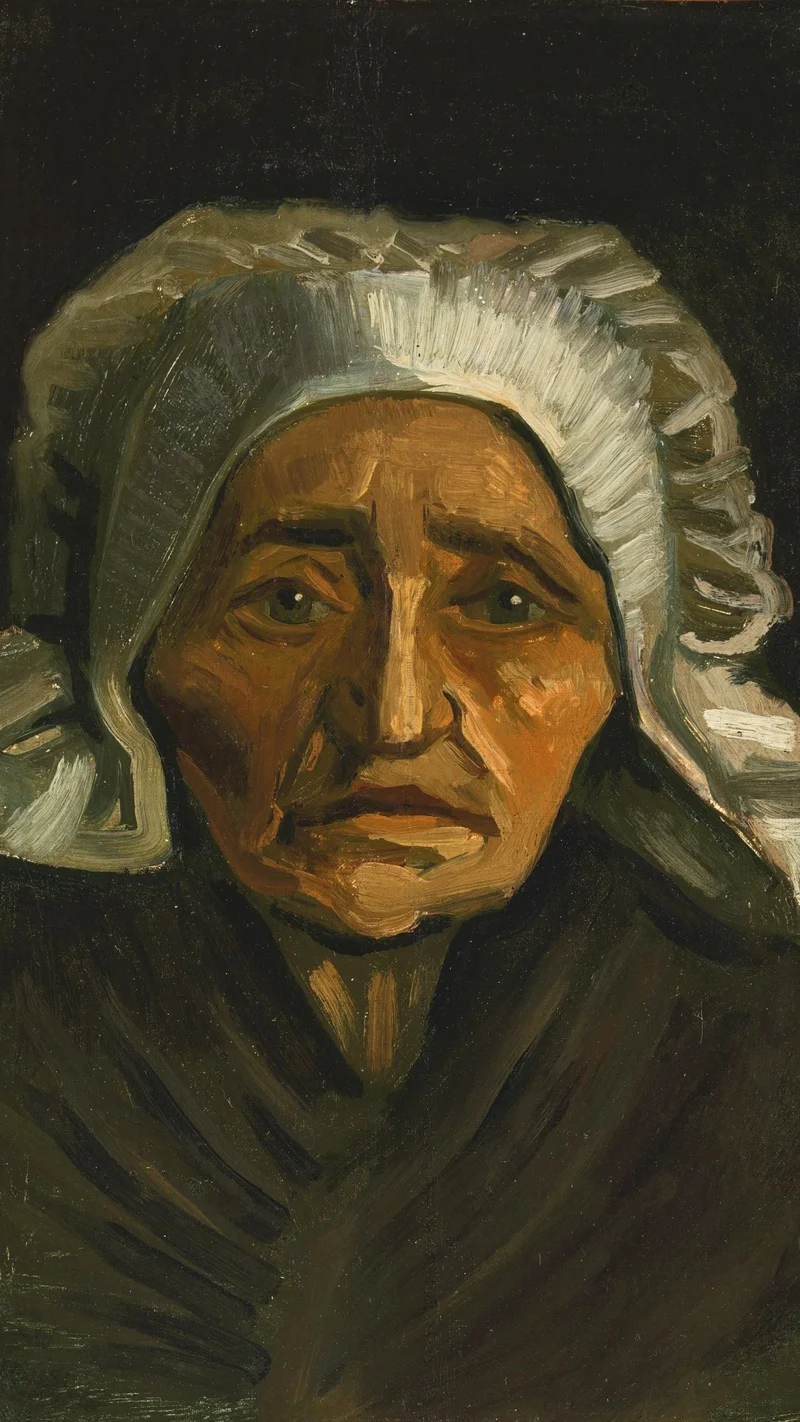 Vincent van Gogh — Head of an Old Peasant Woman with White Cap
