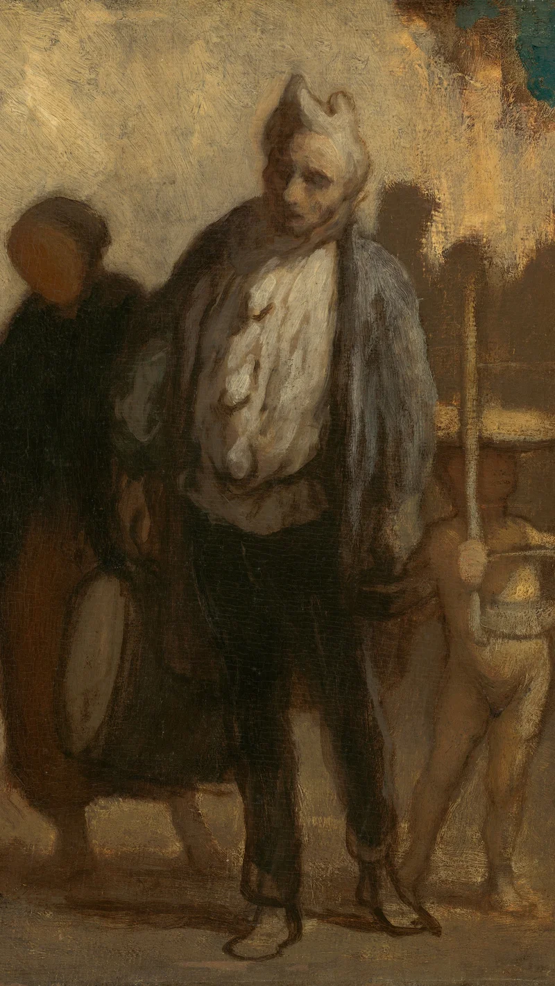 Honoré Daumier — Wandering Saltimbanques