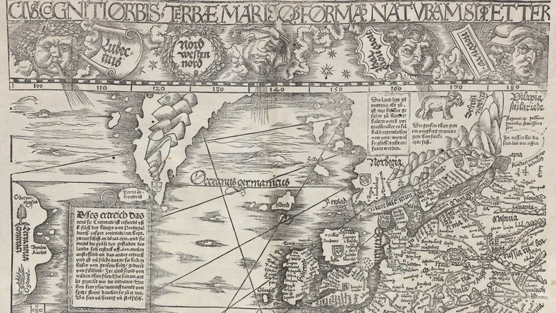 Carta Marina Universalis Fries 1525 1530 Feuille 02