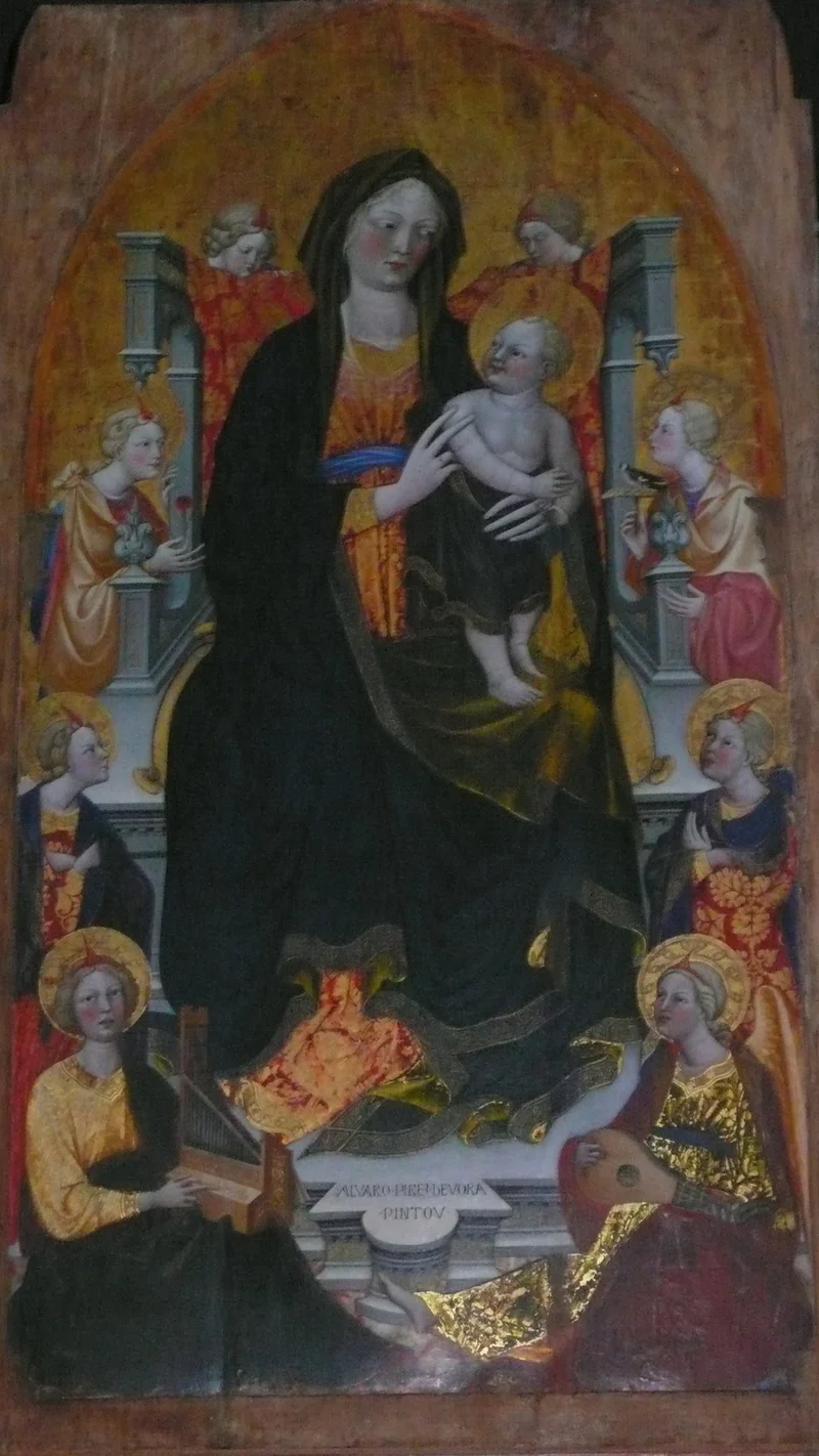 Álvaro Pires de Évora — Virgin with Child and Angels