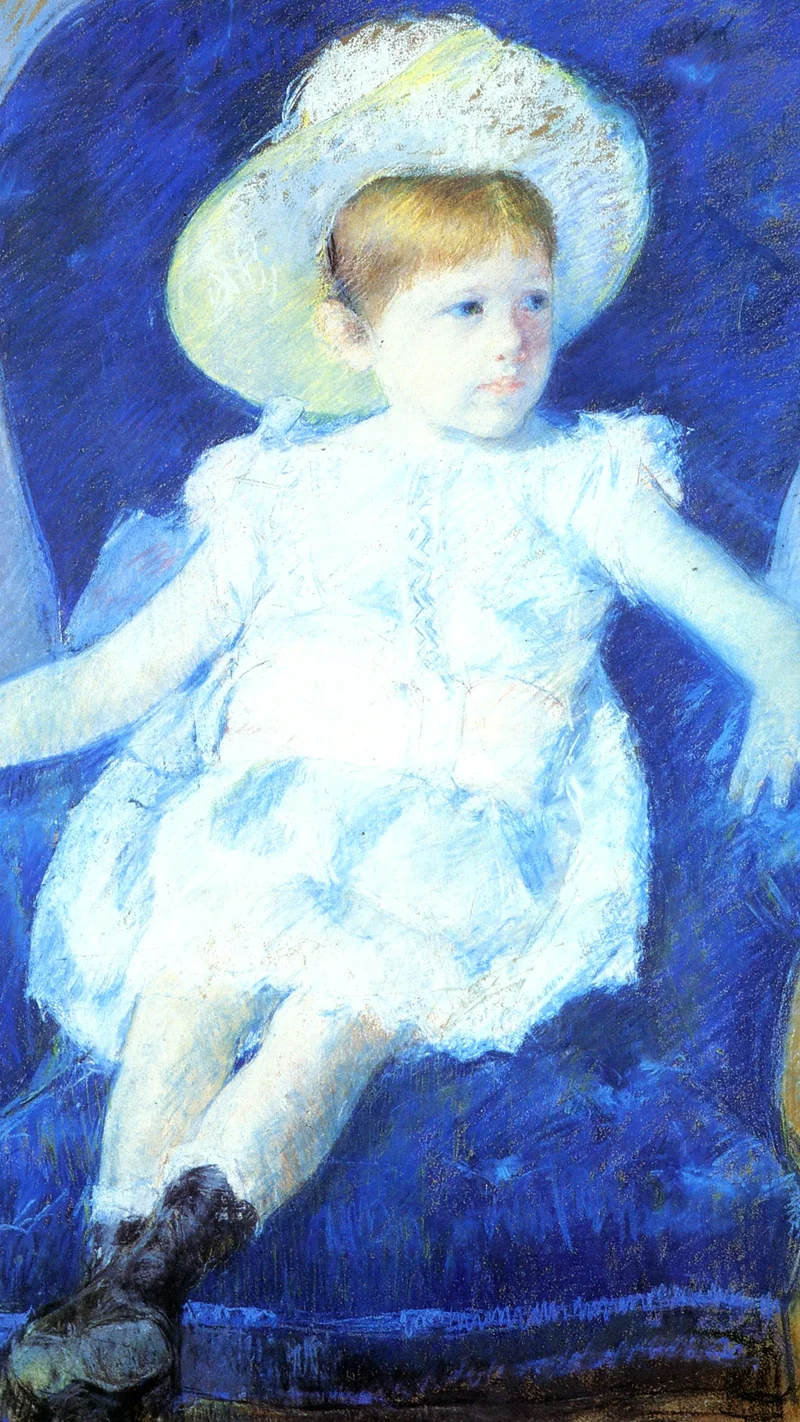 Mary Cassatt — Elsie in a Blue Chair