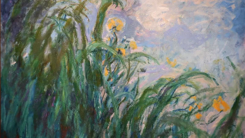 Claude Monet — Yellow Irises by Claude Monet, Musée Marmottan Monet