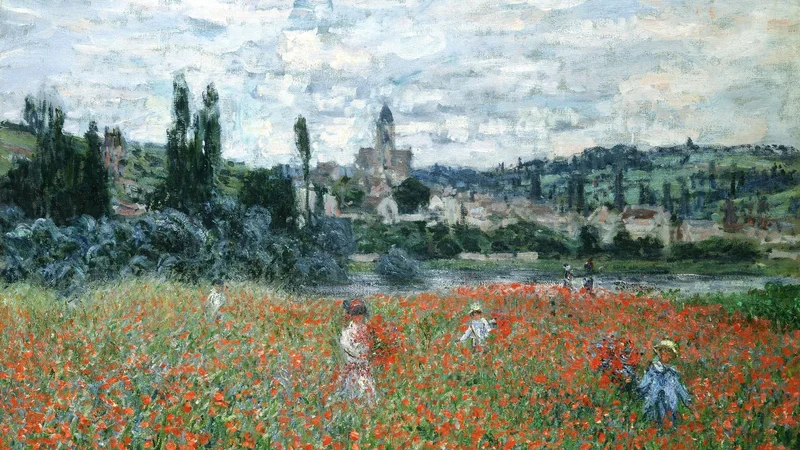 Claude Monet — Poppy Field near Vétheuil